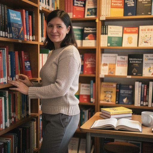 Nyelvi tesztet kitöltő diákok, akik koncentráltan dolgoznak.